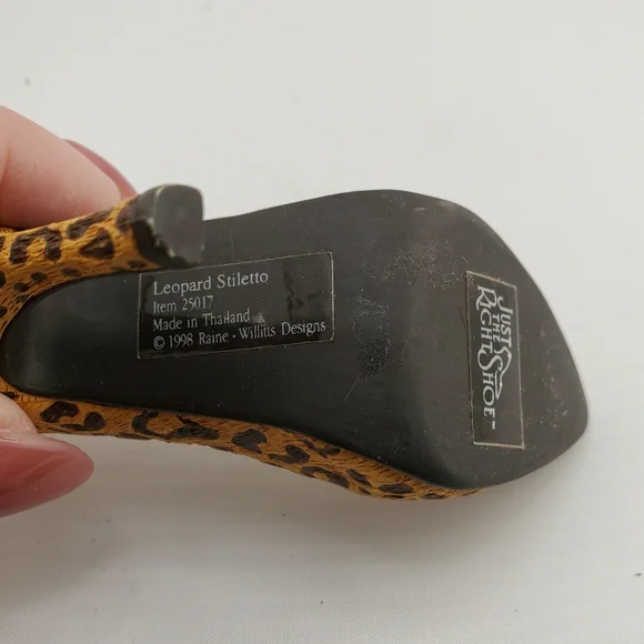 Just The Right Shoe Leopard Stiletto - Picture 5 of 6
